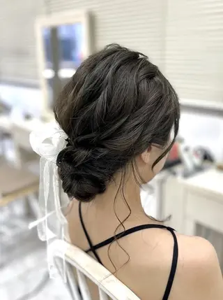ヘアアレンジ 似合わせヘアメイク 💐オダギリチアキのヘアスタイル
