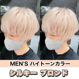 ミディアム カラー ヘアアレンジ メンズ SNSで大バズり‼️ 欧米風ヘア大ヒット中のヘアスタイル