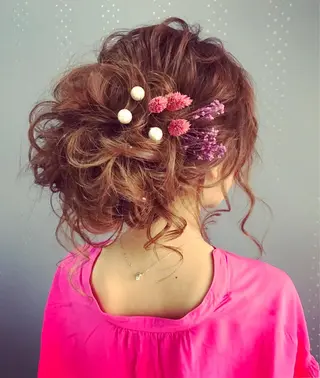 ヘアアレンジ 《カメレオン》 西田美輝のヘアスタイル