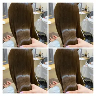 カラー 髪質改善艶髪 ℍ𝔸ℝ𝕌𝕂𝔸のヘアスタイル