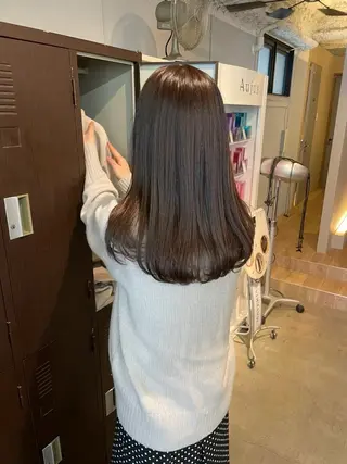 ロング カラー ライツ オオサカのヘアスタイル