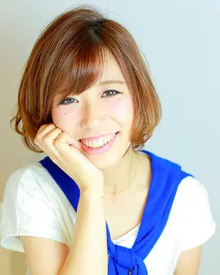 ミディアム カラー ノアヘアデザイン町田店所属・ショートヘア特化 mayaのヘアスタイル