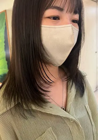 ミディアム くびれボブ🎀 くびれミディアム🎀のヘアスタイル