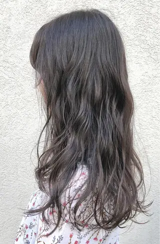 ミディアム カラー パーマ ヘアアレンジ ツヤ髪 /髪質改善 松岡将太郎のヘアスタイル