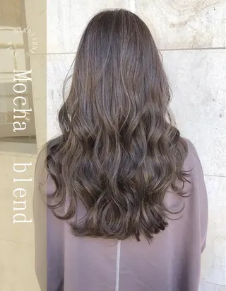 ロング アオガミ （前髪顔周りカット）のヘアスタイル