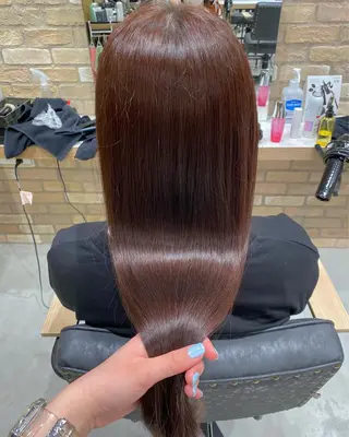 ロング カラー 透明感/レイヤー カット🎀Maco.のヘアスタイル