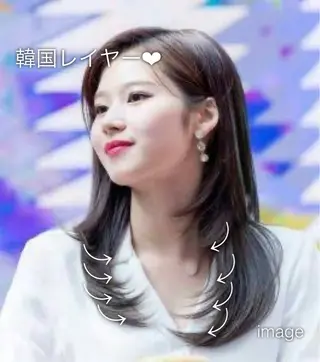 ミディアム 🌈韓国ボブミディ 表参道sandノスケのヘアスタイル