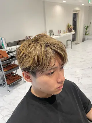 メンズ Grow by NYNY 坂本 理輝のヘアスタイル