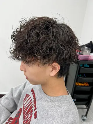 ショート パーマ メンズ メンズカット/波巻き TAKUMAのヘアスタイル