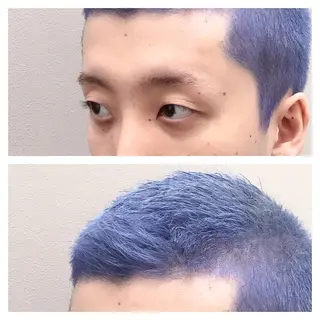 ショート カラー メンズ 堀江/心斎橋/西大橋 四ツ橋【Vers】のヘアスタイル