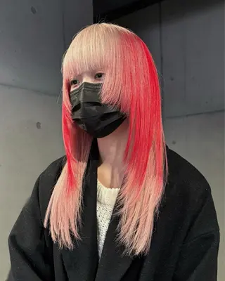 ロング カラー レイヤー/ ブリーチ/だいちのヘアスタイル