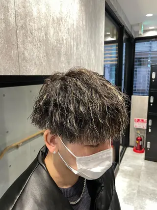 ショート カラー パーマ メンズ 🔥メンズ超特化🔥 青木海斗のヘアスタイル