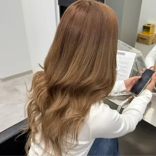 ロング カラー ハイトーン/ エクステ/KENTAのヘアスタイル