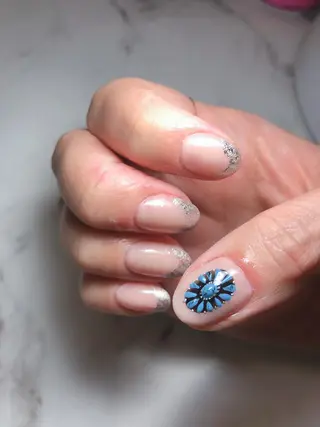 ネイル nail salon ラピスラズリのネイルデザイン