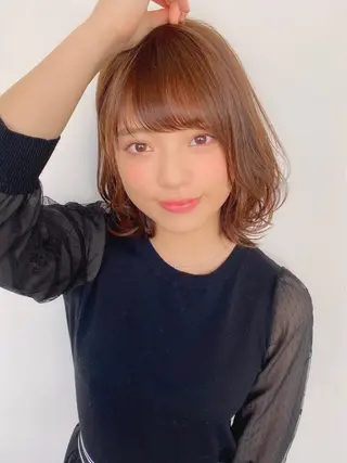 ショート カラー ヘアアレンジ 女性が憧れる ショート/角田愛和のヘアスタイル