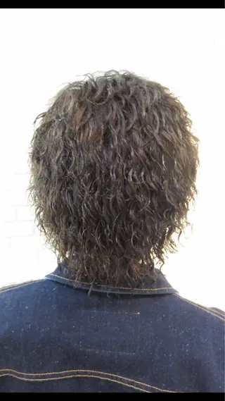 パーマ メンズ 東風上 亮介のヘアスタイル