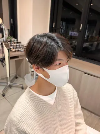 ミディアム メンズ 柳澤 和也のヘアスタイル