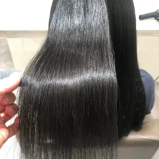 ロング ムトウセイマ/艶髪 /艶ケアWブリーチのヘアスタイル