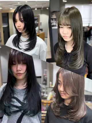 ロング カラー ルーツカラー/ デザインカラー/井川のヘアスタイル