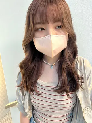 ロング カラー 【韓国ヘア・ネイル】 HINATA🍒のネイルデザイン