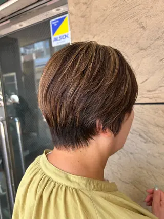 ショート 透明感カラー /mao 🌟のヘアスタイル