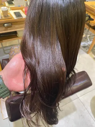 セミロング カラー BLENDby happiness所属・KAORU/絹髪 /髪質改善/奈良のヘアスタイル