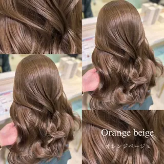 ミディアム カラー 🩷 レナ 🩷のヘアスタイル