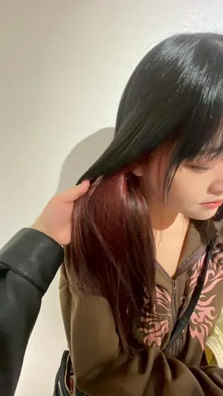 ロング カラー 🎀 マエカワ ユウリ 🎀のヘアスタイル