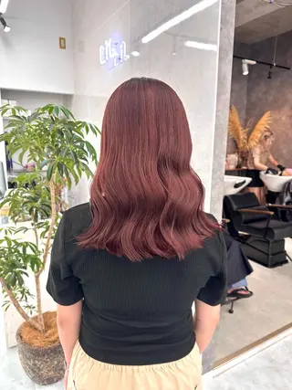 ロング カラー 💎艶々ハイトーン MOE💍🤍のヘアスタイル