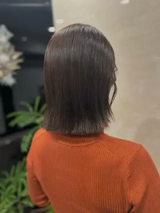 ミディアム カラー 日南乃/柔らか ブラウンカラーのヘアスタイル