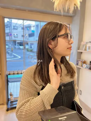 セミロング カラー kanami - ROCCO -のヘアスタイル