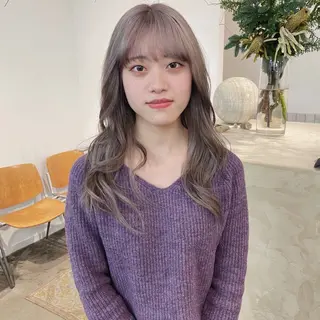 ロング カラー スギヤマ ショウゴのヘアスタイル