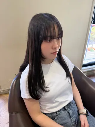 ロング 溝口 槙里也のヘアスタイル