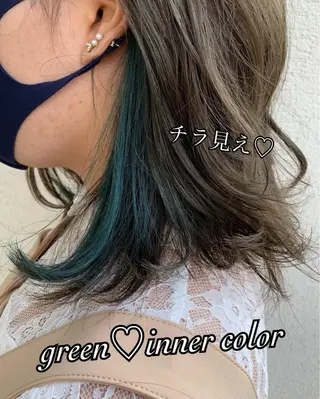 セミロング カラー Dia✂︎ 高澤優希のヘアスタイル
