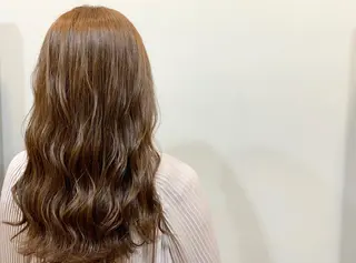 ロング カラー あべ ゆうかのヘアスタイル