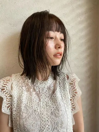 ショート カラー ヘアアレンジ パーマ指名No1 /namiのヘアスタイル