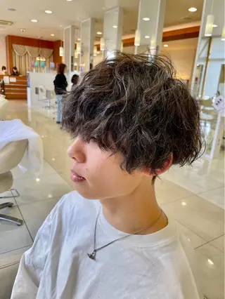 メンズ スガト カラーモデル募集中のヘアスタイル