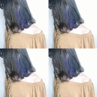 セミロング カラー ヘアアレンジ 竹内啓太 ボブのヘアスタイル