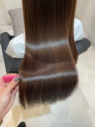 ロング カラー イエナ所属・村山 美空のヘアスタイル