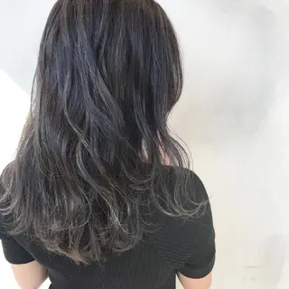 ミディアム カラー 艶髪育成サロン 京橋　shinのヘアスタイル