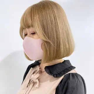 セミロング カラー ヘアアレンジ レイヤー×グレージュ /ピンク🩷mioのヘアスタイル