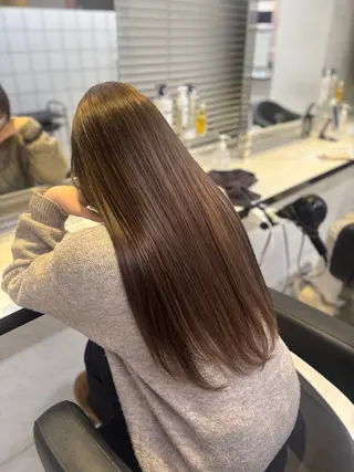 ロング カラー 💙ハイトーン韓国風 色白ヘア💙manaのヘアスタイル