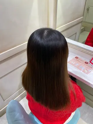 セミロング 🟠髪質改善縮毛矯正 刑部一哉🟠のヘアスタイル