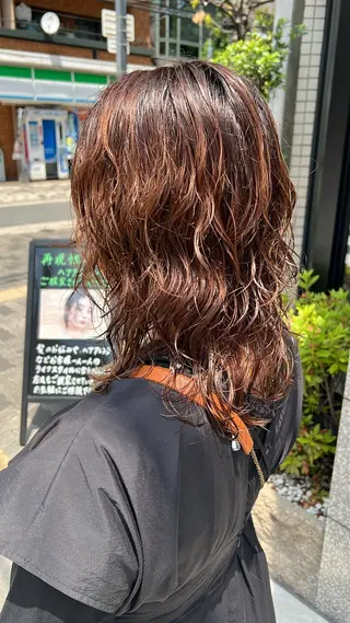 カラー 透明感カラー🫧 高田李胡のヘアスタイル