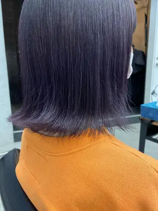 ミディアム カラー ヘアアレンジ 韓国/ハイトーン/ ボブ🎀MIKU🎀のヘアスタイル