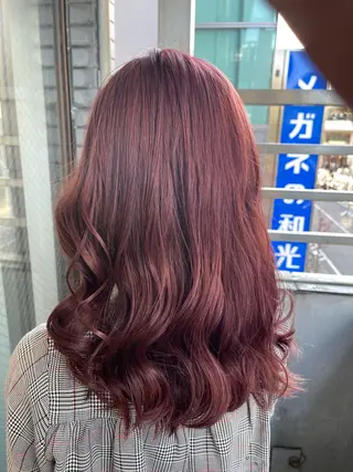 ロング カラー オーストヘアー ミコ所属・岩谷/ブリーチ 🫧透明感カラーのヘアスタイル