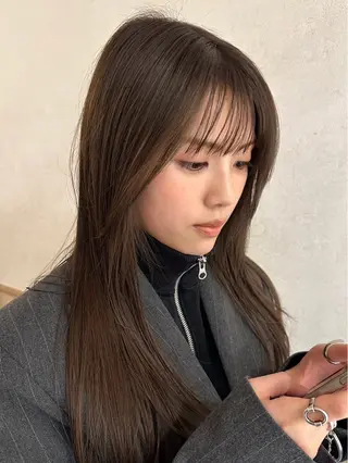 sakura/暖色/ 透明感/艶カラーのヘアスタイル