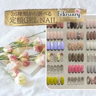 ネイル 【やり放題専門店】 スカルプ&長さ出しのネイルデザイン