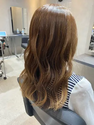 セミロング Agu hair lang屋島店所属・白井 音羽のヘアスタイル