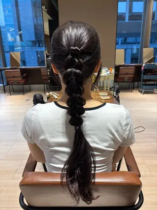 ロング ヘアアレンジ 穂積 未優のヘアスタイル